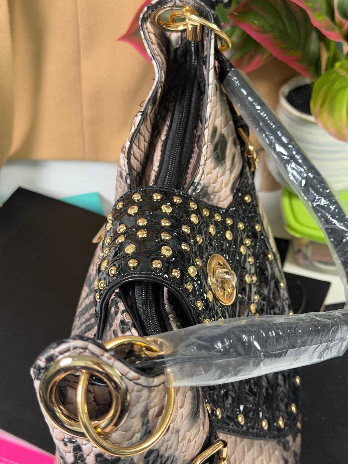 Women,s Tote Snakeskin Faux Leather Large Bag
